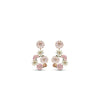 Newbridge Floral Drop Earrings, Gold
