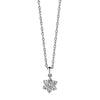 Newbridge Princess Floral Cup Pendant Necklace, Silver