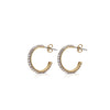 Newbridge Golden Honey Stones Earrings, Gold