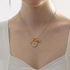 Newbridge Hummingbird Charm Necklace, Gold