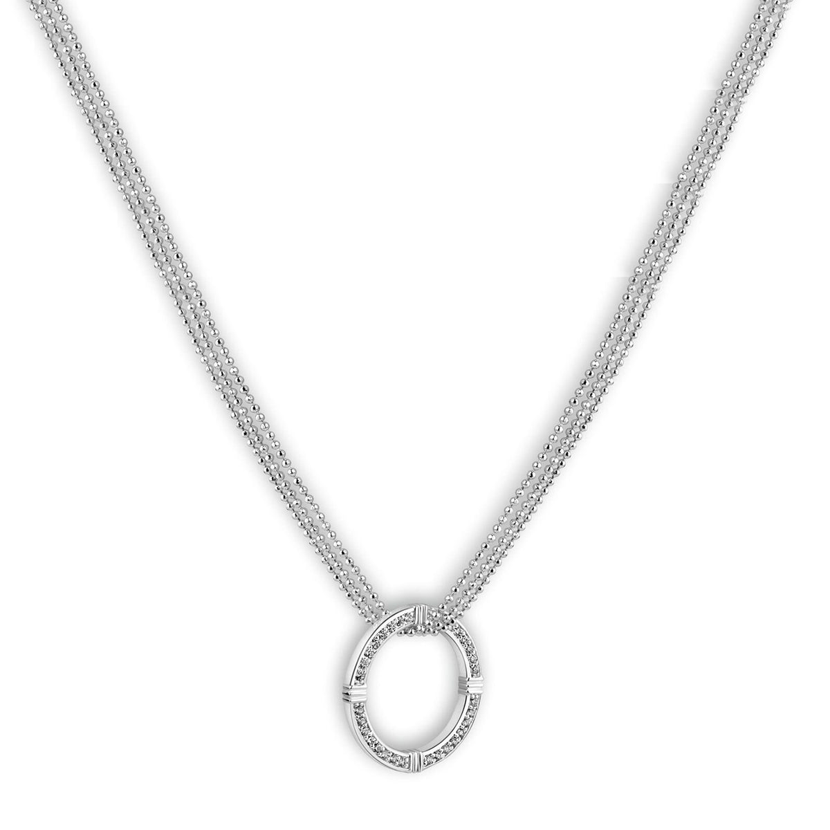 Newbridge Pendant & Spectacle Holder, Silver