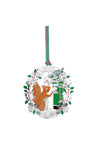Newbridge Postbox with Squirrel Christmas Tree Decoration