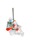 Newbridge Santa on Scooter Christmas Tree Decoration