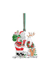 Newbridge Santa & Squirrel Christmas Tree Decoration