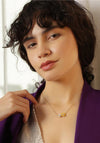 Newbridge Silverware Floral Pendant Necklace, Gold