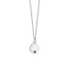 Newbridge Silverware January Birthstone Pendant, Silver