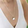 Newbridge Silverware January Birthstone Pendant, Silver