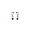 Newbridge Silverware January Birthstone Earrings, Silver