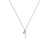 Newbridge Silverware May Birthstone Pendant Necklace, Silver