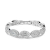 Newbridge Silverware Oval Bracelet, Silver