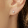 Newbridge Silverware Kids Pearl Earrings, Silver