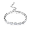 Newbridge Clear Cubic Zirconia Bracelet, Silver