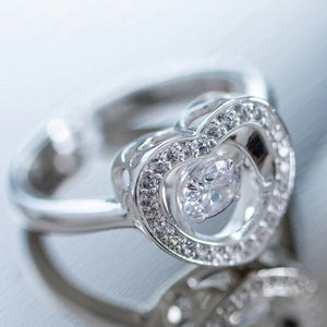 Newbridge Silverware The Hollywood Collection Heart Ring, Silver