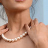 Newbridge Single Strand Pearl Necklace, Silver
