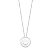 Newbridge Sonata Circular Pendant Necklace, Silver