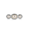 Newbridge Triple Pearl Brooch, Silver