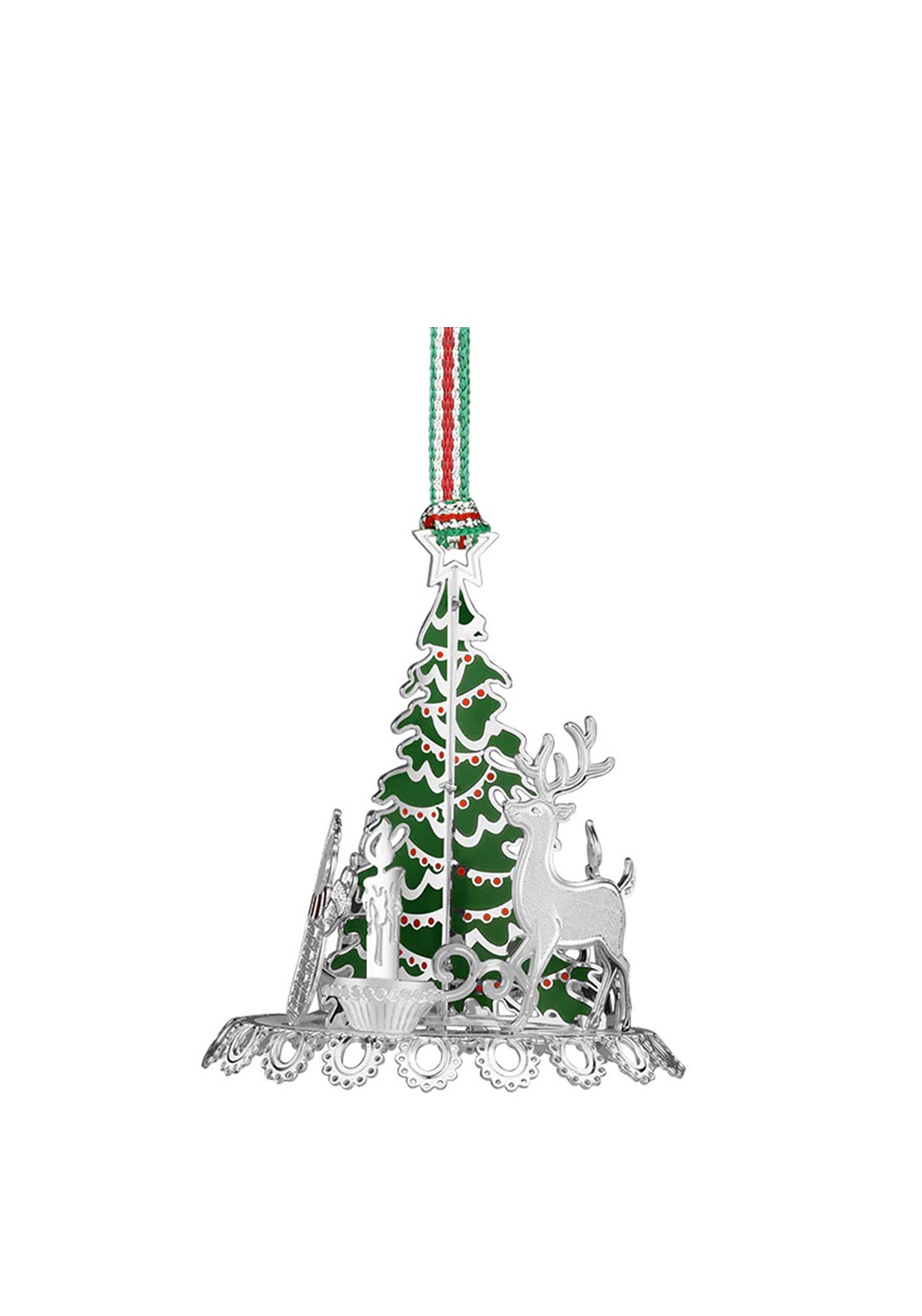 Snowman Carousel Christmas Tree Decoraation