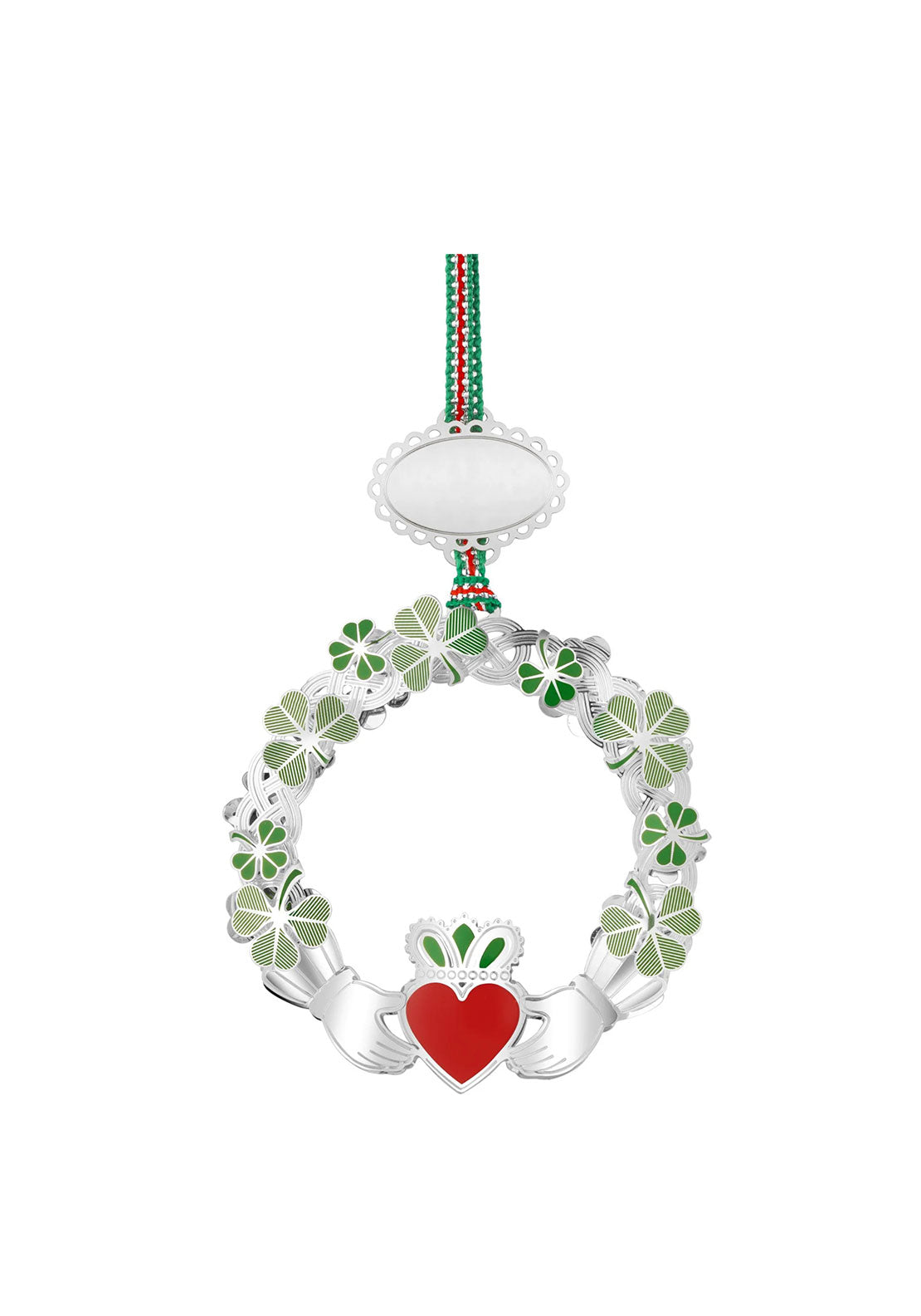CLADDAGH WITH SHAMROCK CHRISTMAS TREE