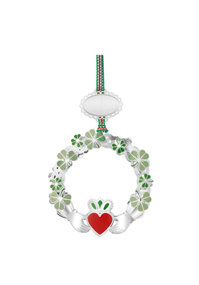 CLADDAGH WITH SHAMROCK CHRISTMAS TREE