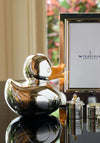 Silverplate Duck Money Bank
