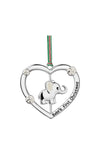 Babys 1st Christmas Heart Tree Decoration