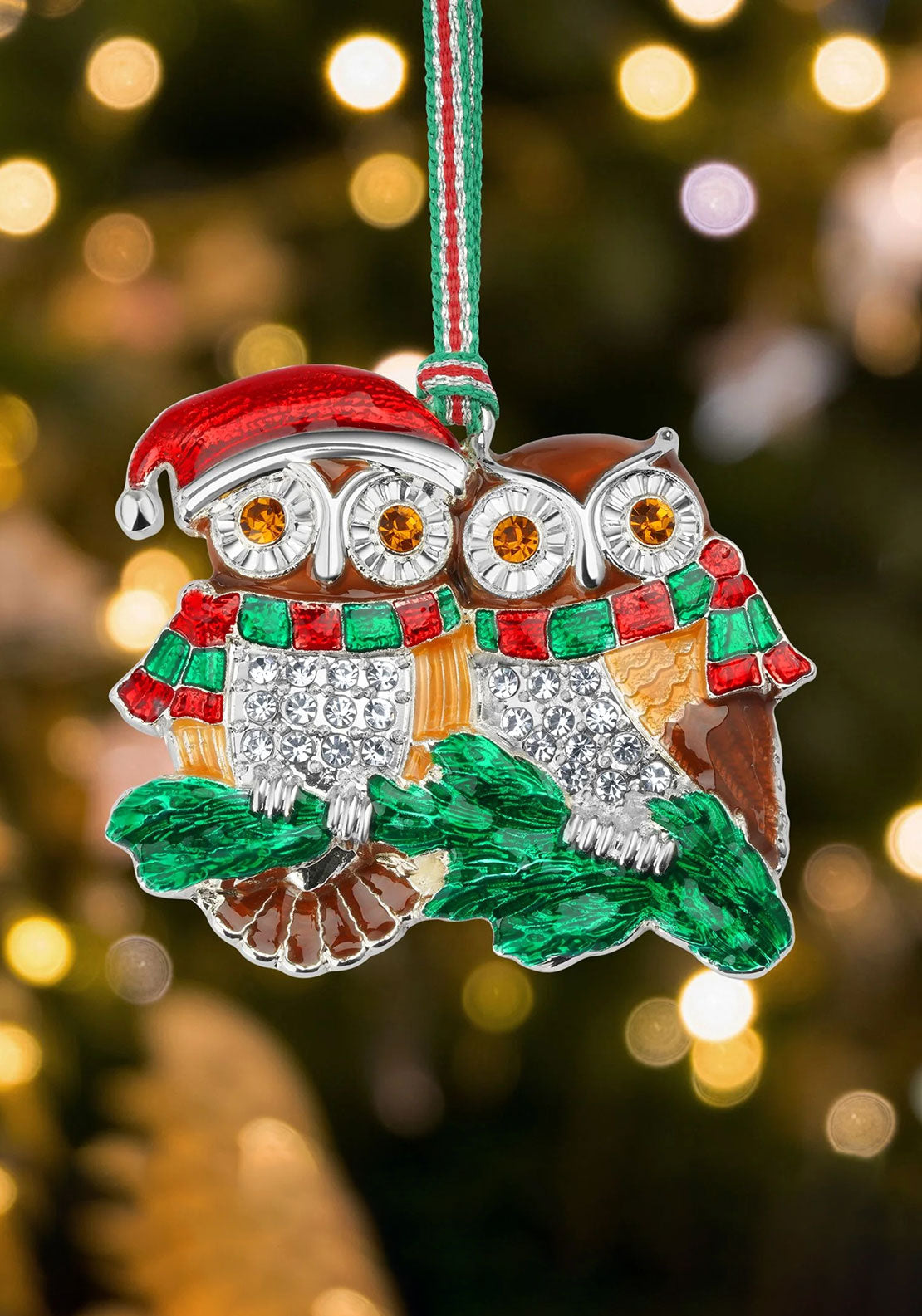 OWL COUPLE CHRISTMAS TREE