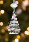PEACE ON EARTH CHRISTMAS TREE DECORATION