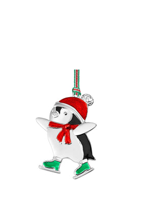 PENGUIN WITH GREEN BOOTS CHRISTMAS TREE DECOR