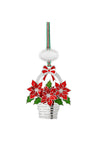POINSETTIA BASKET CHRISTMAS