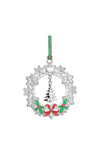 Wreath with Christmas Tree Decoration
