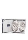 Newgrange Living Charlotte Grey Bone China Mug Set (Set of 4)