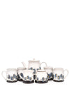 Newgrange Living Emma Pottery Tea Set, 7 Piece