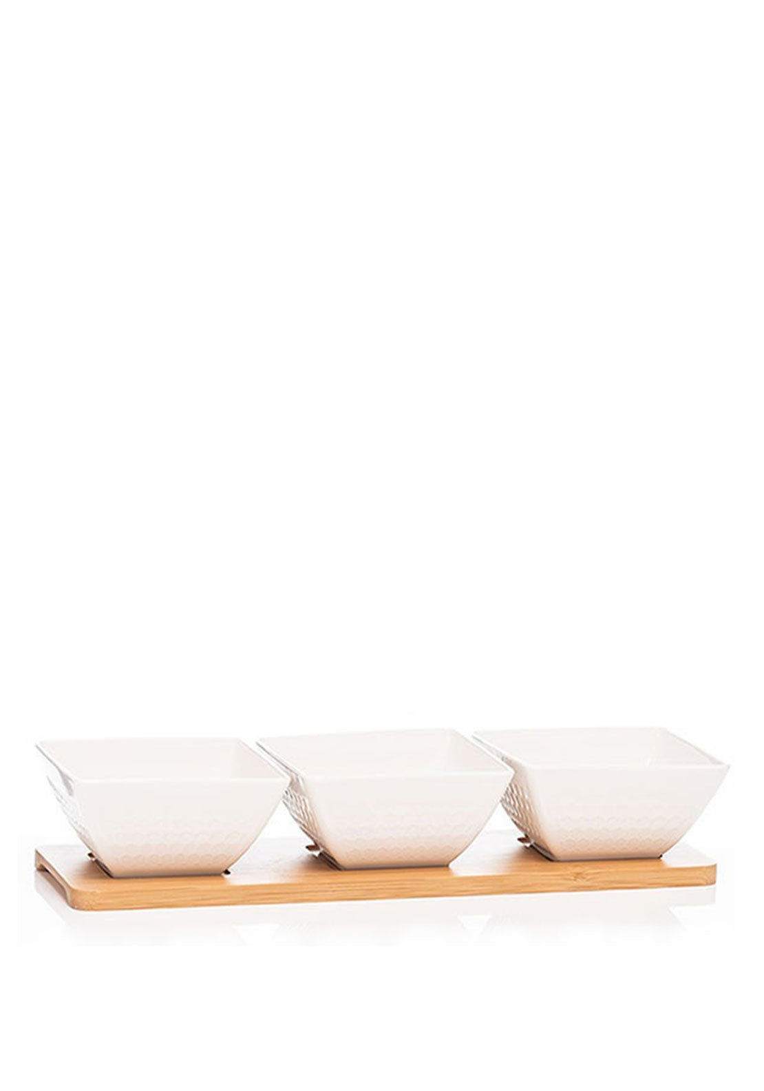 Newgrange Living Ceramic Honeycomb Dip Tray, Set of 3