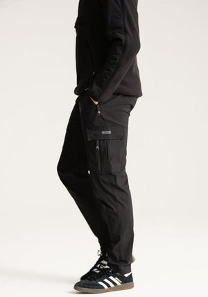 NICCE Shoreline Cargo Trousers, Black