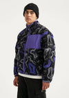 NICCE Tove Full Zip Fleece, Black & Purple