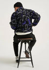 NICCE Tove Full Zip Fleece, Black & Purple