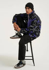 NICCE Tove Full Zip Fleece, Black & Purple
