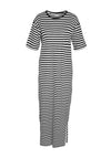 Noisy May Mayden Stiped Maxi Dress, Black & White