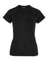 Noisy May Katinka Raglan Round Neck T-Shirt, Black