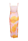 Noisy May Aubrey Open Back Maxi Dress, Cherry Blossom