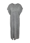 Noisy May Rena Slit Jersey Maxi Dress, Charcoal Wash