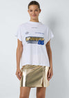 Noisy May Kim Graphic T Shirt, White