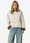 Noisy May Nora Corduroy Detail Jacket, Beige
