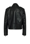 Noisy May Rocket Faux Leather Biker Jacket, Black