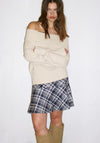 Noisy May Lima Off The Shoulder Jumper, Beige