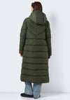 Noisy May Dalcon Long Padded Coat, Green
