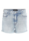 Noisy May Moni High Waisted Denim Shorts, Blue