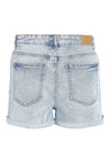 Noisy May Moni High Waisted Denim Shorts, Blue