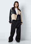 Noisy May Paula Colour Block Short Jacket, Black