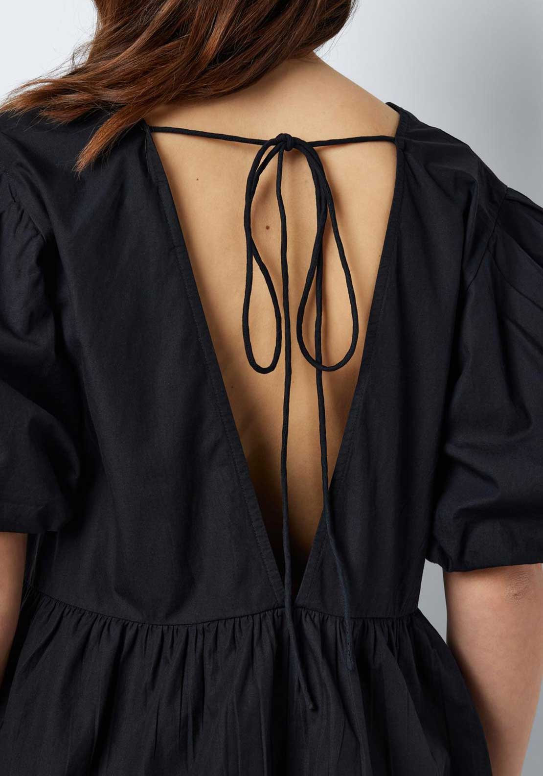 Noisy May Chiara Mini Smock Dress, Black - McElhinneys